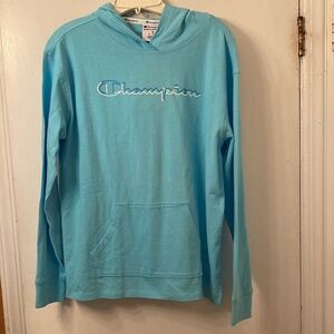 NWT Champion light blue pullover hoodie